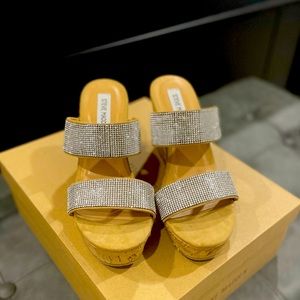 Steve Madden rhinestone Wedges
